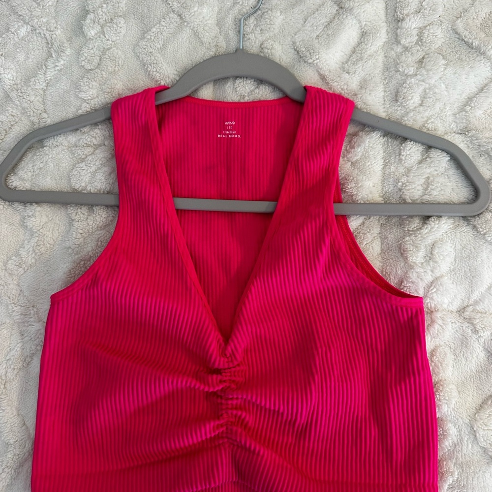 Aerie Hot Pink Tank Top